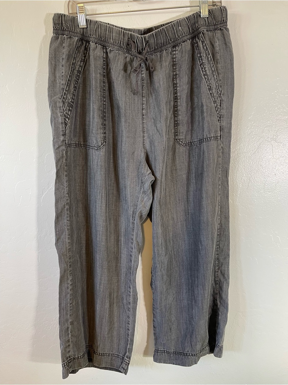 Splendid Charcoal Drawstring Relaxed Pants